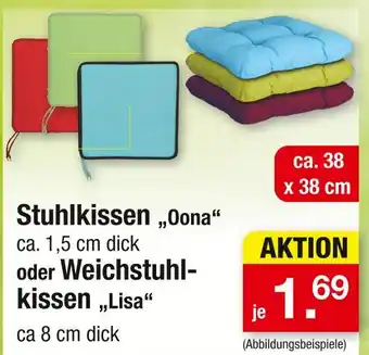 Zimmermann Stuhlkissen „oona“ oder weichstuhl-kissen „lisa“ Angebot