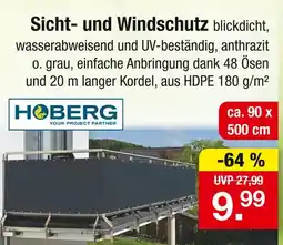Zimmermann Hoberg sicht- und windschutz Angebot