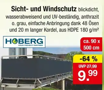 Zimmermann Hoberg sicht- und windschutz Angebot