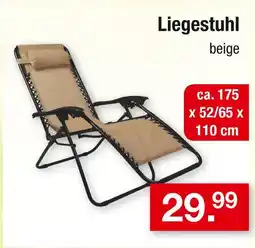 Zimmermann Liegestuhl Angebot