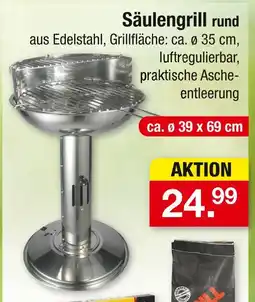 Zimmermann Säulengrill rund Angebot