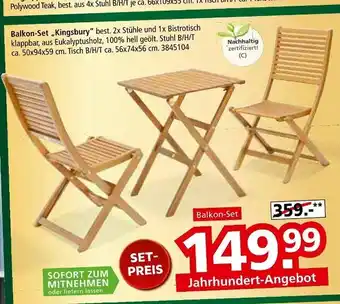 Segmüller Balkon-set „kingsbury“ Angebot