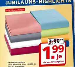 Segmüller Jersey-spannbetttuch Angebot