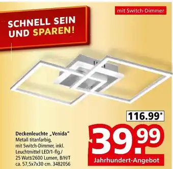 Segmüller Deckenleuchte venida Angebot