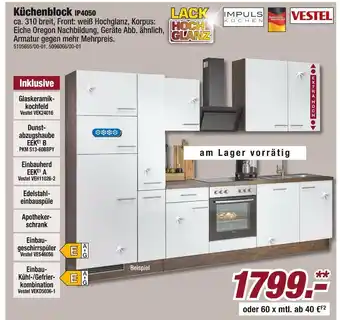 Poco Vestel küchenblock ip4050 Angebot