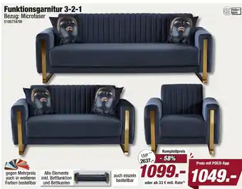 Poco Funktionsgarnitur 3-2-1 Angebot