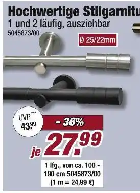 Poco Hochwertige stilgarnituren Angebot