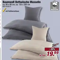 Poco Baumwoll bettwäsche musselin Angebot