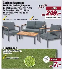 Poco Gartensitzgruppe und kunstrasen Angebot