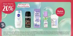Rossmann Nivea 20 % rabatt auf deos und duschen Angebot