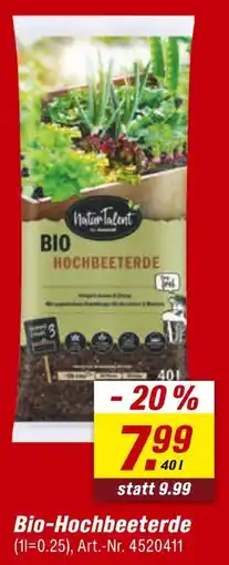 toom Baumarkt Naturtalent bio-hochbeeterde Angebot