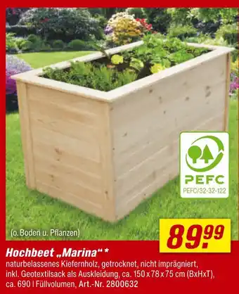 toom Baumarkt Pefc hochbeet „marina“ Angebot