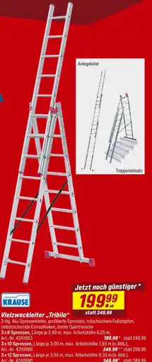 toom Baumarkt Krause vielzweckleiter tribilo Angebot