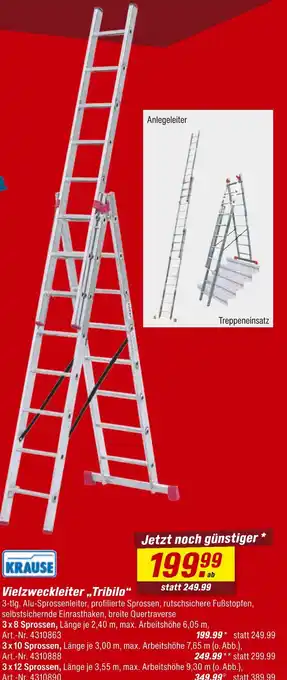 toom Baumarkt Krause vielzweckleiter tribilo Angebot