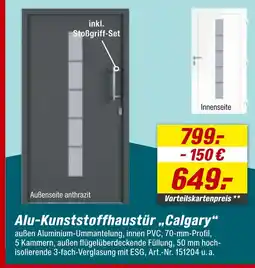 toom Baumarkt Alu-kunststoffhaustür „calgary“ Angebot