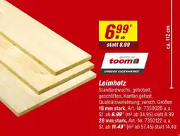 toom Baumarkt Toom leimholz Angebot