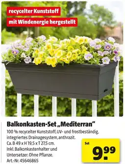 Hagebau Balkonkasten-set „mediterran“ Angebot
