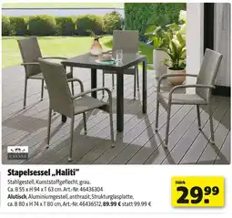 Hagebau Casaya stapelsessel haliti oder alutisch Angebot