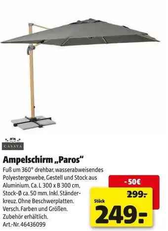 Hagebau Casaya ampelschirm „paros“ Angebot