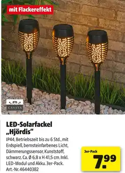 Hagebau Casaya led-solarfackel „hjördis“ Angebot