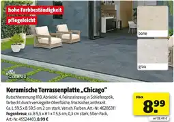 Hagebau Mr. gardener keramische terrassenplatte „chicago“ Angebot