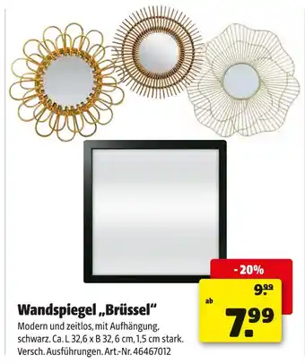 Hagebau Wandspiegel „brüssel“ Angebot