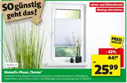 Hagebau Liedeco klemmfix-plissee „thermo“ Angebot