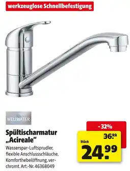 Hagebau Wellwater spültischarmatur „acireale“ Angebot