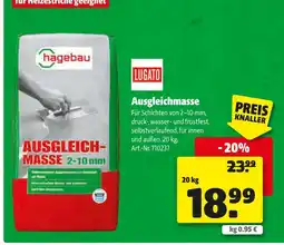 Hagebau Hagebau ausgleichsmasse Angebot