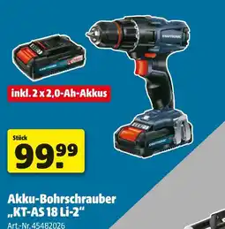 Hagebau Krafttronic akku-bohrschrauber „kt-as 18 li-2“ Angebot