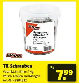 Hagebau Go/on! tx-schrauben Angebot