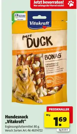 Hagebau Vitakraft hundesnack Angebot