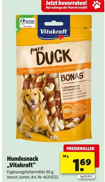 Hagebau Vitakraft hundesnack Angebot
