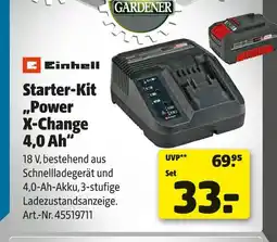 Hagebau Einhell starter-kit „power x-change 4,0 ah“ Angebot
