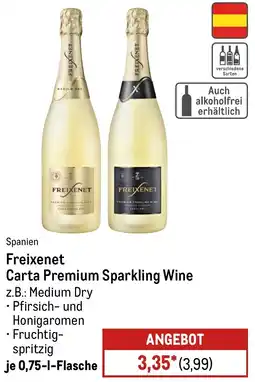 METRO Freixenet Carta Premium Sparkling Wine Angebot