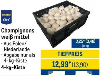 METRO METRO Chef Champignons weiß mittel Angebot