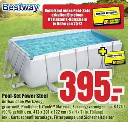 B1 Discount Baumarkt Bestway Pool-Set Power Steel Angebot