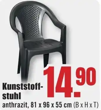 B1 Discount Baumarkt Kunststoffstuhl Angebot