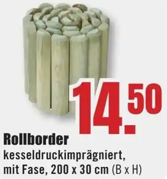 B1 Discount Baumarkt Rollborder Angebot