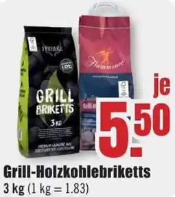 B1 Discount Baumarkt Grill-Holzkohlebriketts Angebot