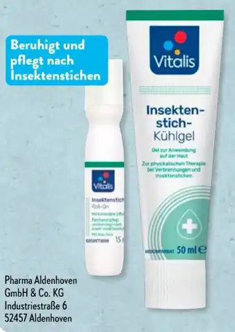Aldi Süd Vitalis Insektenstich Roll-on Angebot