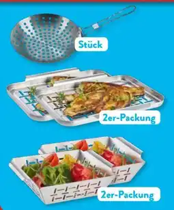 Aldi Süd BBQ Edelstahl-Grillplatten Angebot