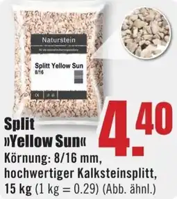 B1 Discount Baumarkt Splitt Yellow Sun Angebot