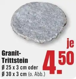 B1 Discount Baumarkt Granit Trittstein Angebot