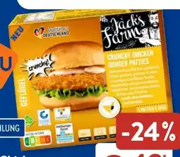 Aldi Süd Jack’s Farm Crunchy Chicken-Burger-Patties Angebot