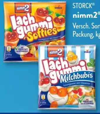 Aldi Süd Storck Nimm2 Lachgummi Softies Angebot