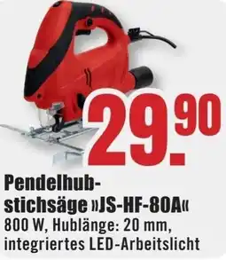 B1 Discount Baumarkt Pendelhubstichsäge JS-HF-80A Angebot