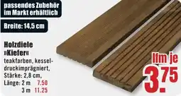 B1 Discount Baumarkt Holzdiele Kiefer Angebot