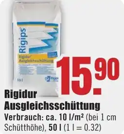 B1 Discount Baumarkt Rigidur Ausgleichsschüttung Angebot