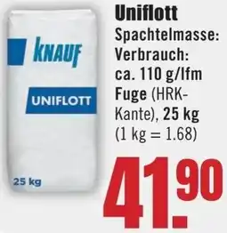B1 Discount Baumarkt KNAUF Uniflott Angebot